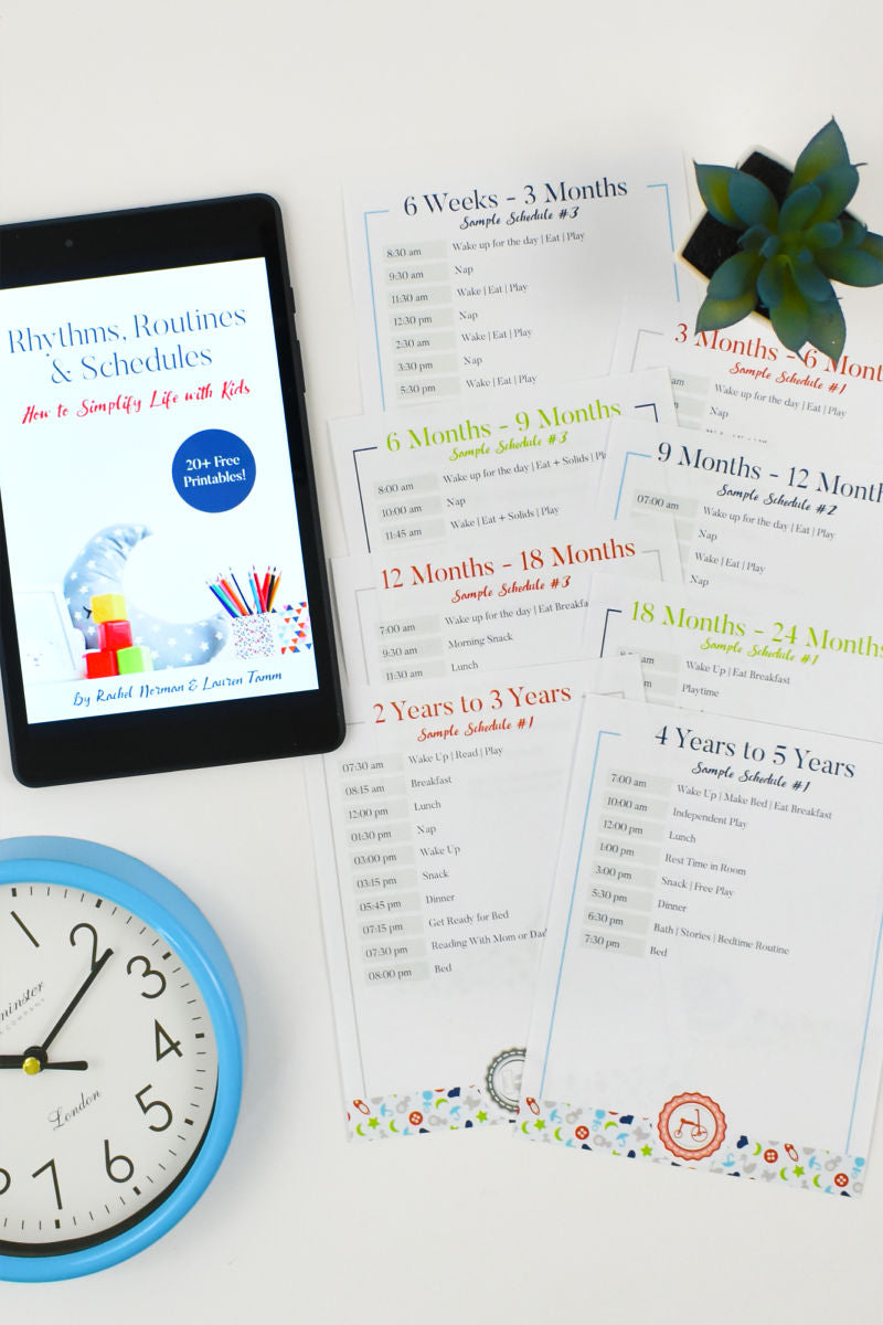 Rhythms, Routines &amp; Schedules Pack &amp; Routine Cards