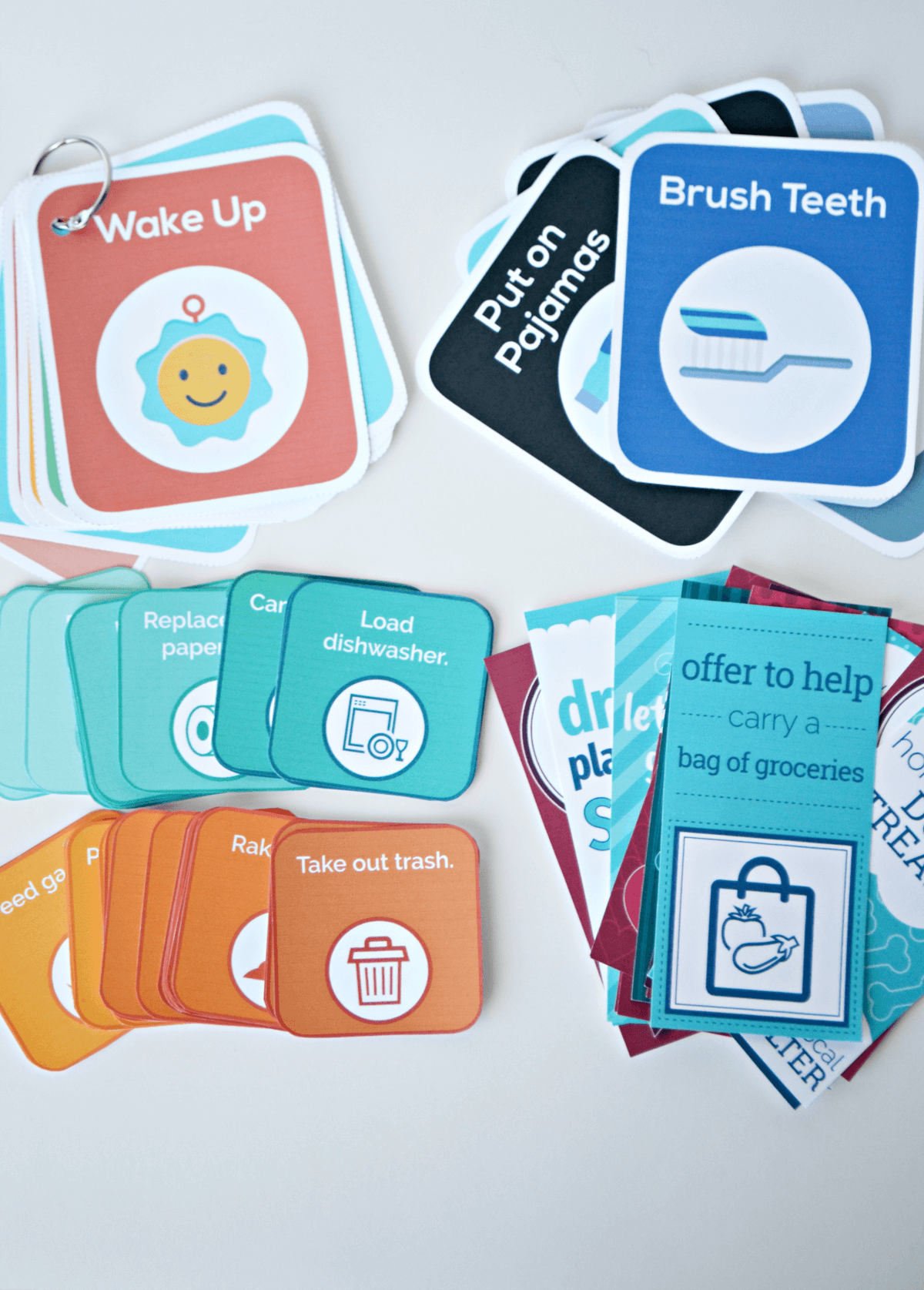 Routine Cards, Chore Cards &amp; Kindness Cards