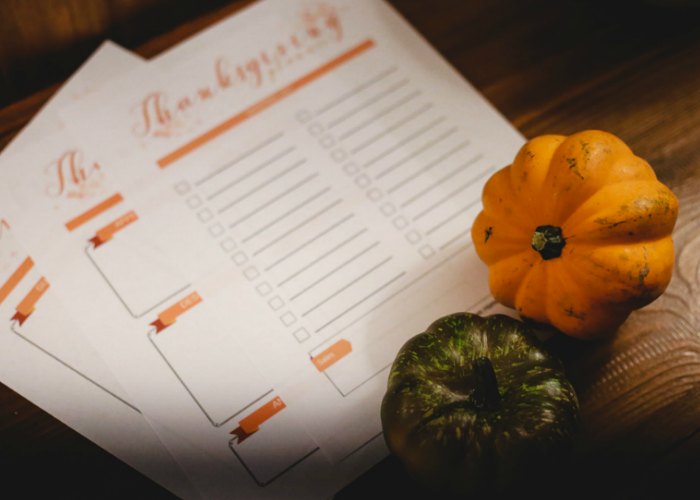 Thanksgiving Planner Printable